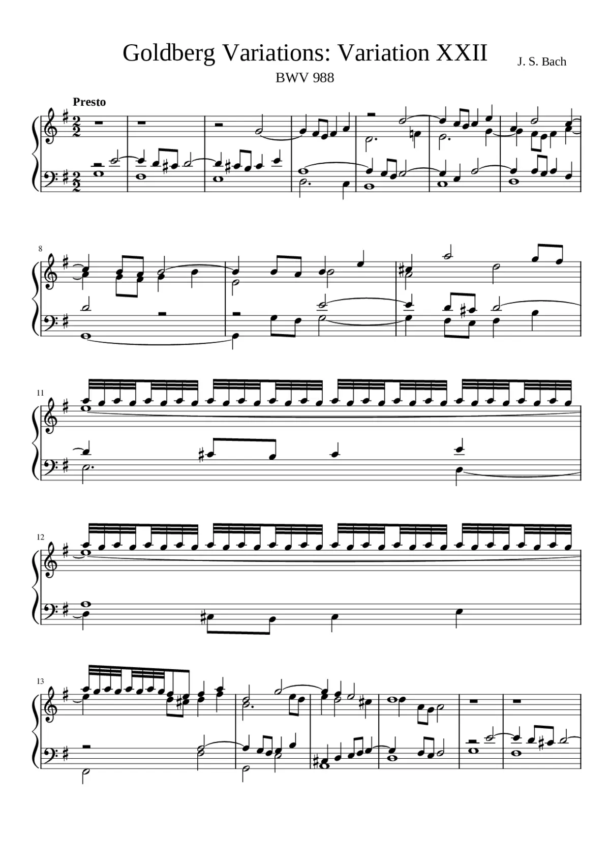 Goldberg-Variationen BWV 988 - Page 1