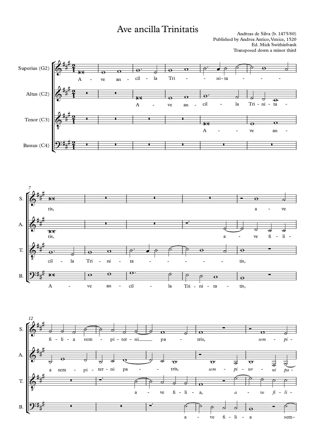Ave ancilla Trinitatis - Page 1
