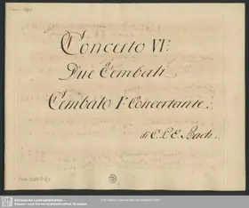 Harpsichord Concerto in C major