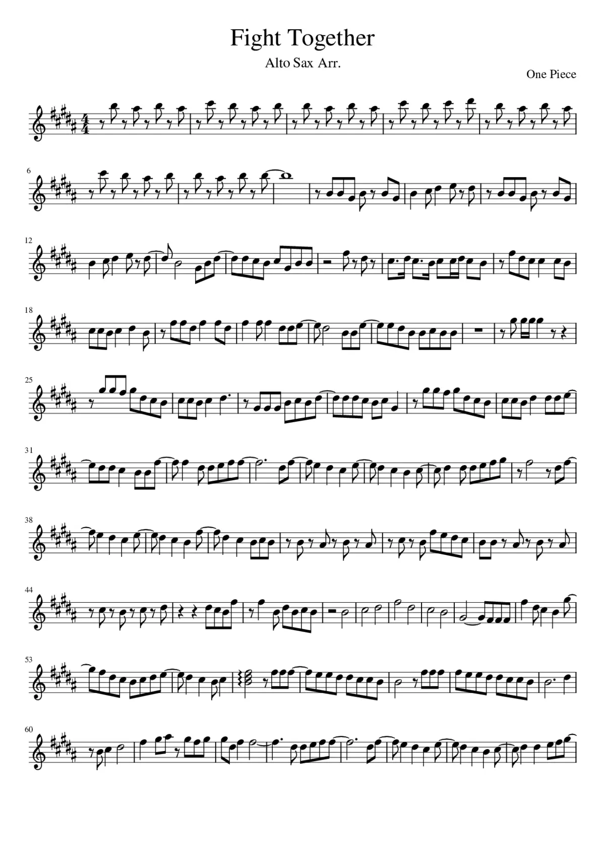 one piece - fight together - Page 1