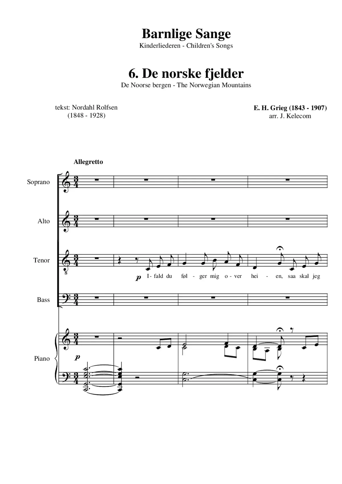 De norske fjelde - Page 1
