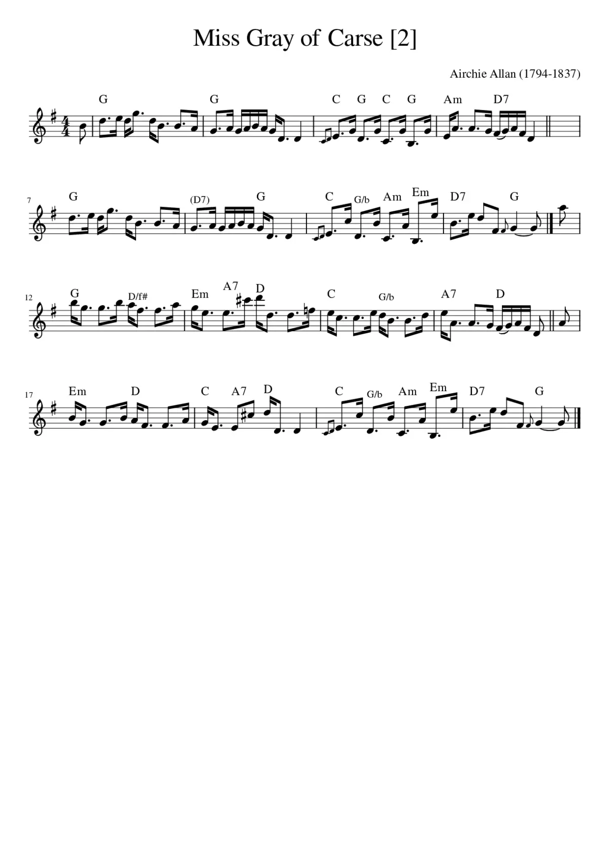 Miss Gray of Carse - Page 1