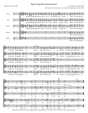 Questi leggiadri odorosetti fiori