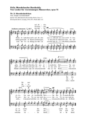 Abendständchen, Op. 75, No. 2