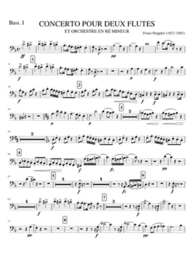 BASS1. CONCERTO 2 FLUTES