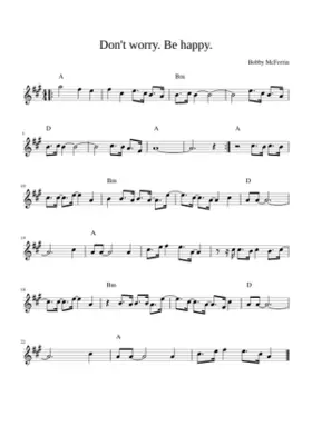 Don't worry be happy