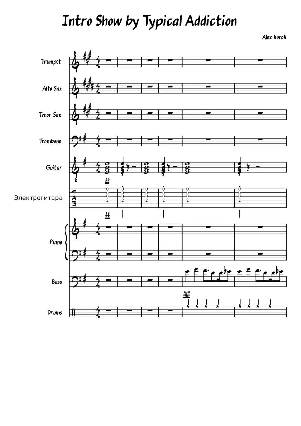 Intro Show by Typical Addiction - Page 1