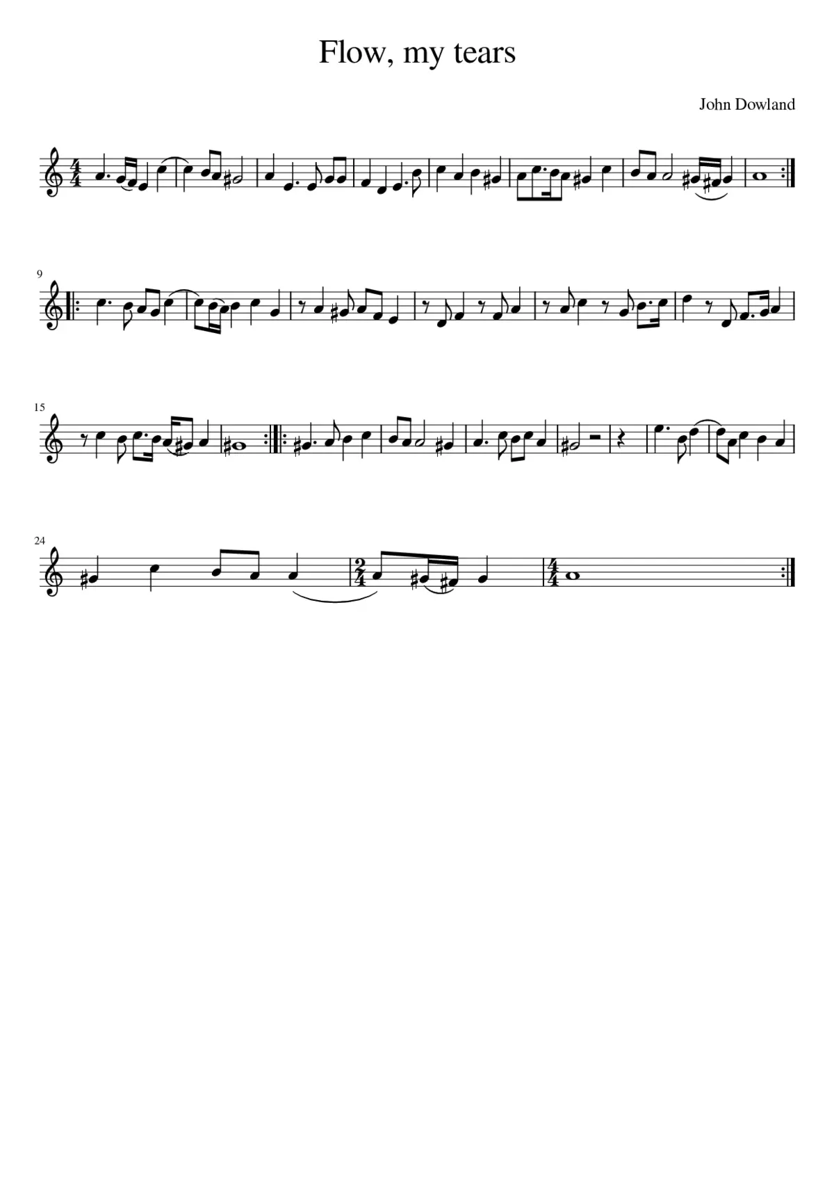 flow my tears - Page 1