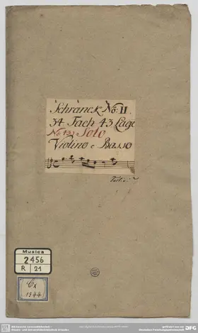 Violin Sonata in G major