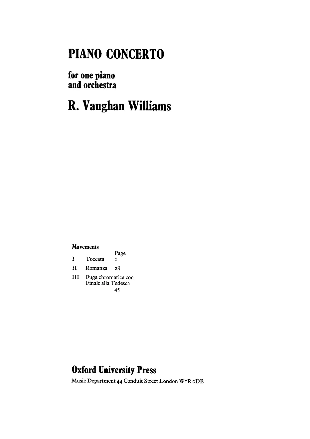 Piano Concerto - Page 1