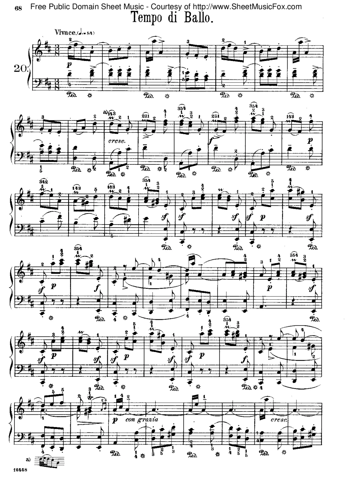 Keyboard Sonata in D major - Page 1