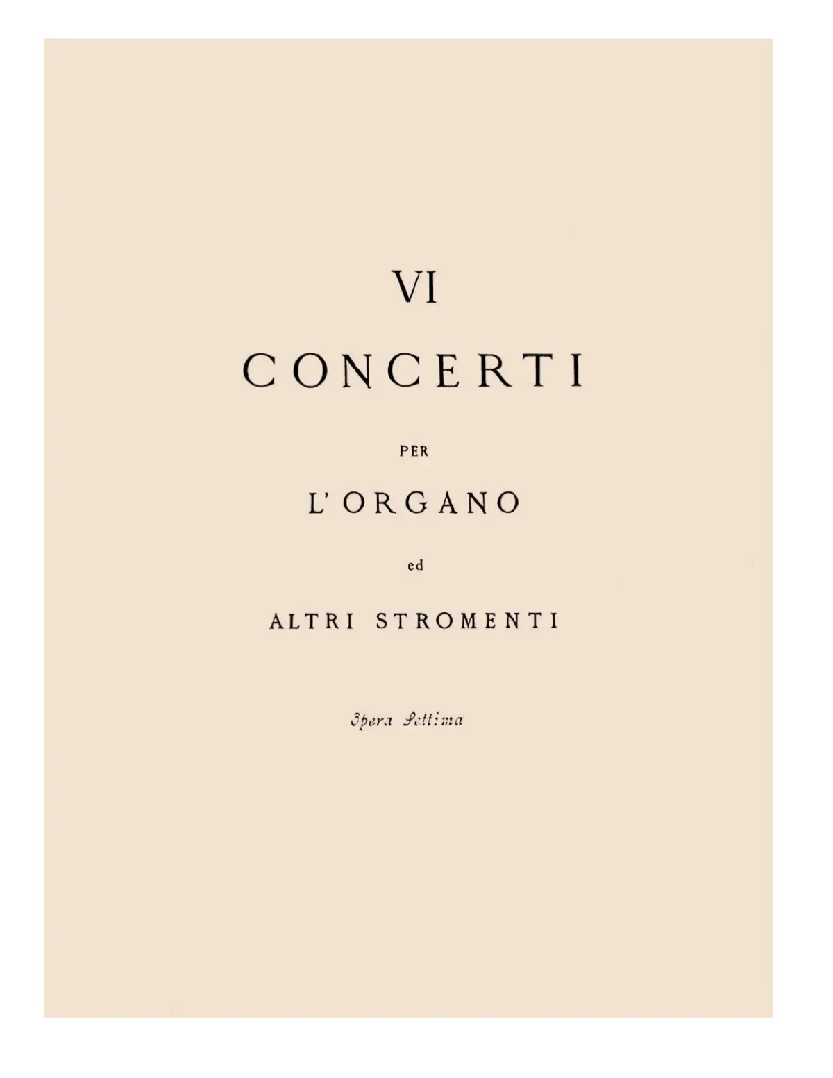 Handel - Organ Concerto Op. 7 No. 1 HWV 306: I - Page 1
