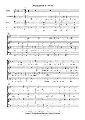 O magnum mysterium - Beata Virgo