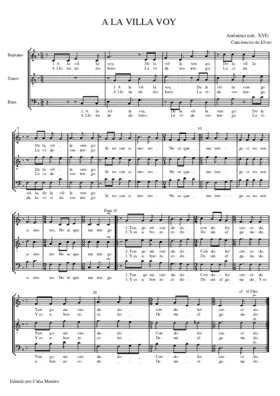 A la villa voy