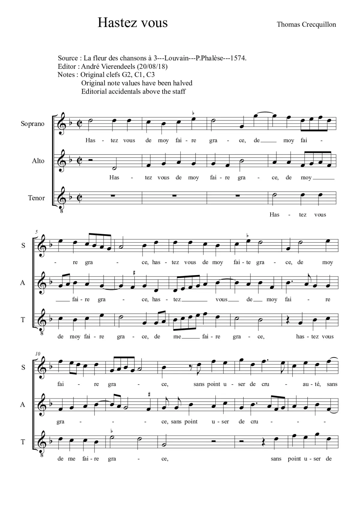 Hastez vous - Page 1
