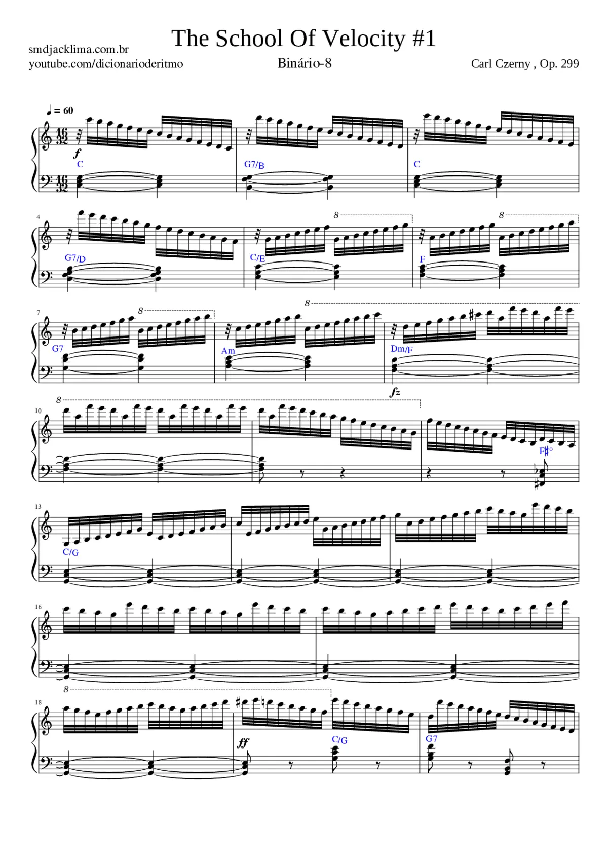 The School of Velocity Op.299 - Page 1