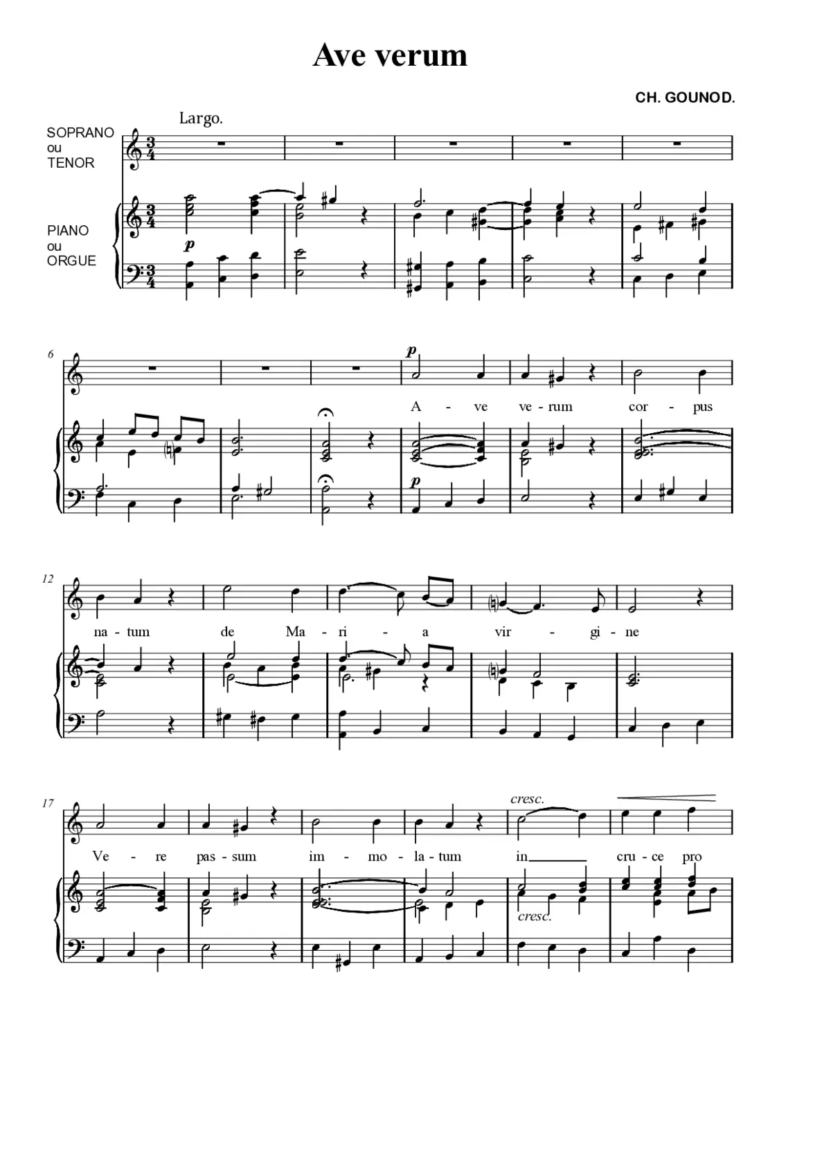 Ave verum, CG 92 - Page 1