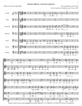 Sancta Maria, succurre miseris à 7 voci