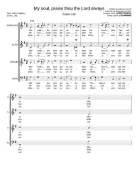 My soul praise thou the Lord always