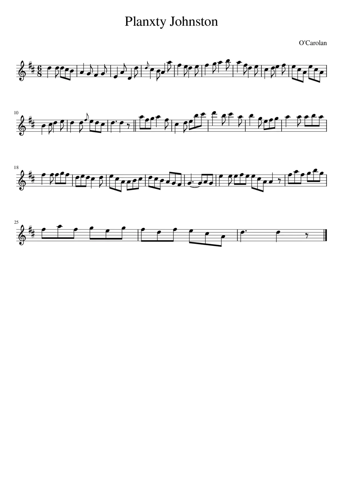 Planxty Johnston - Page 1