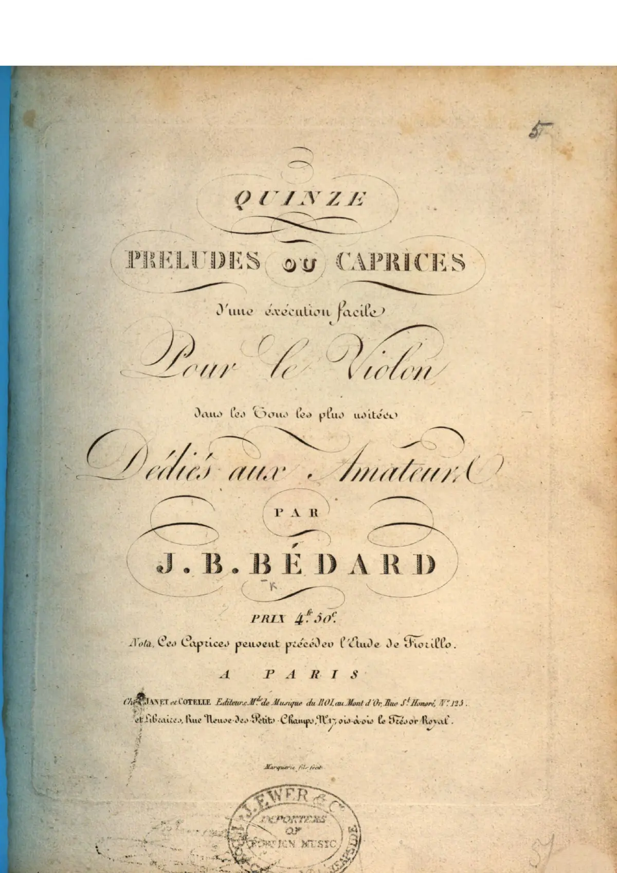 15 Preludes or Caprices - Page 1