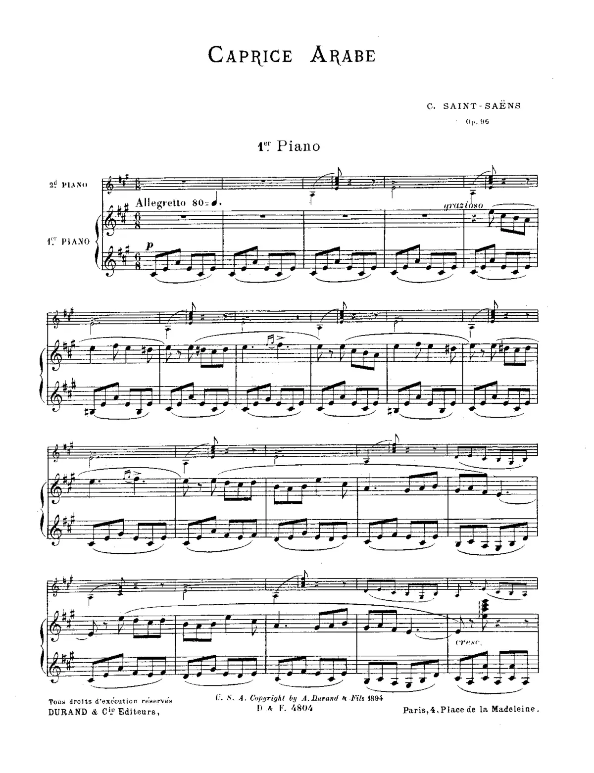 Caprice arabe - Page 1