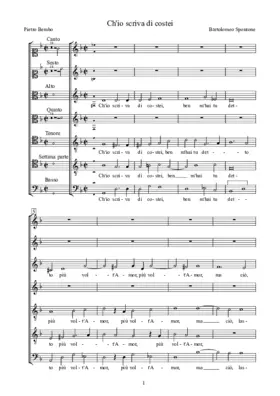 Ch'io scriva di costei