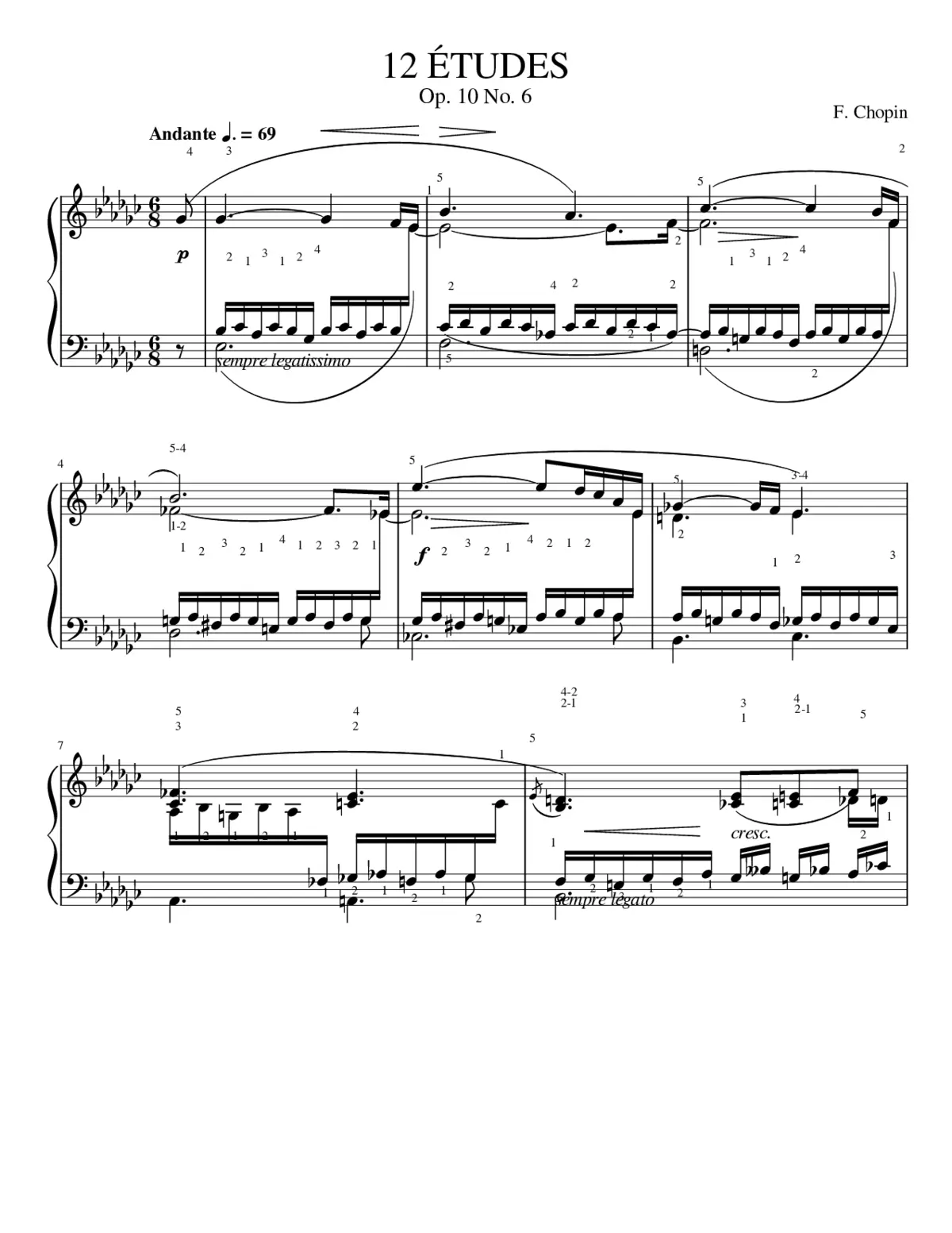 Études Op.10 - Page 1