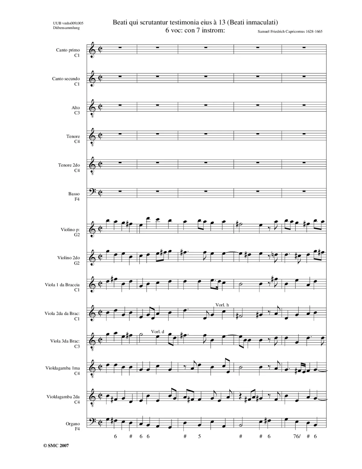 Beati inmaculati a 6 - Page 1