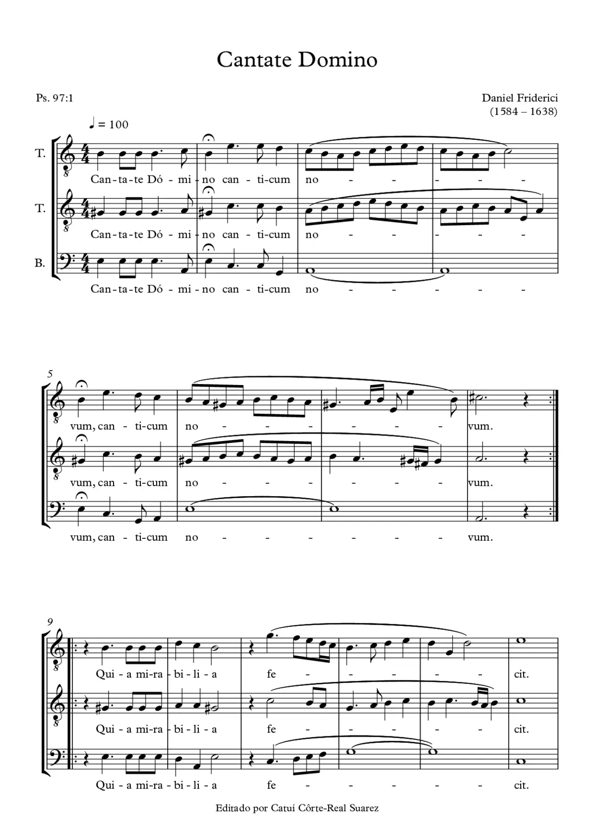 Cantate Domino - Page 1