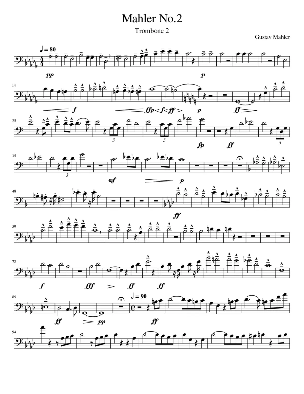 Symphony No.2 - Page 1