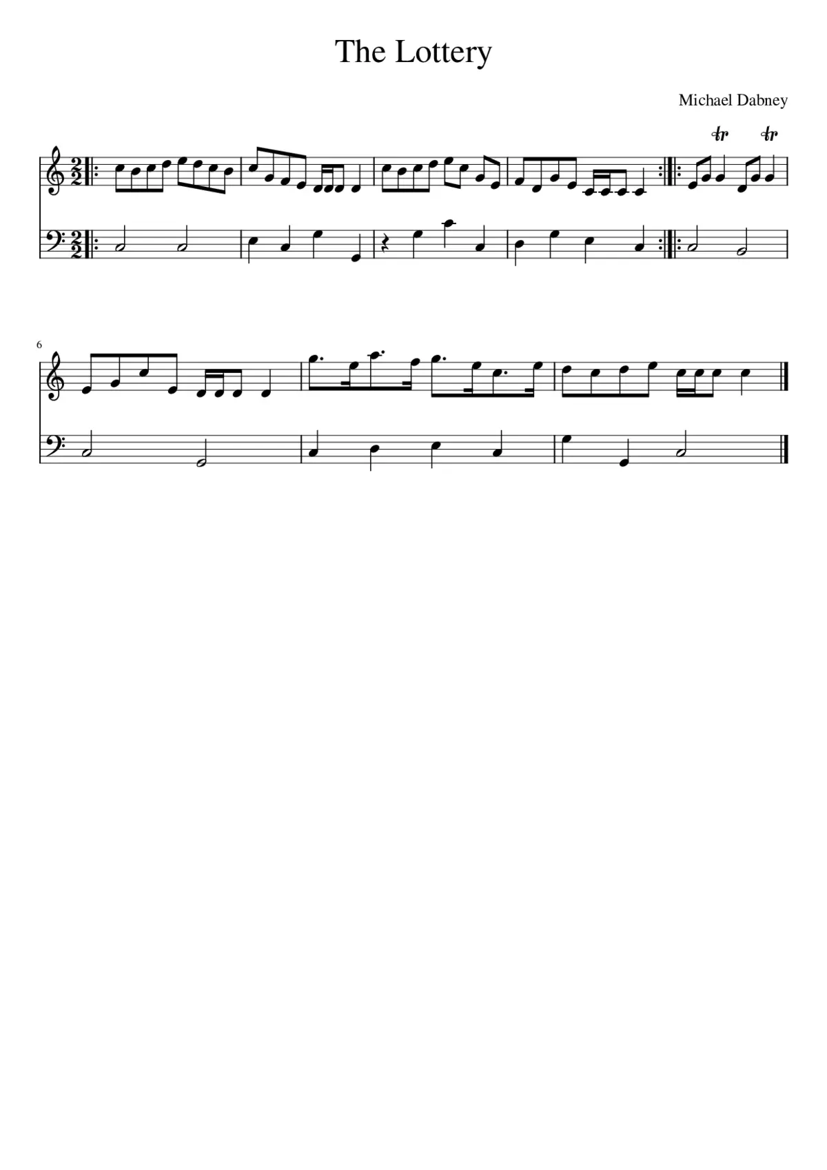 The Lottery - Page 1