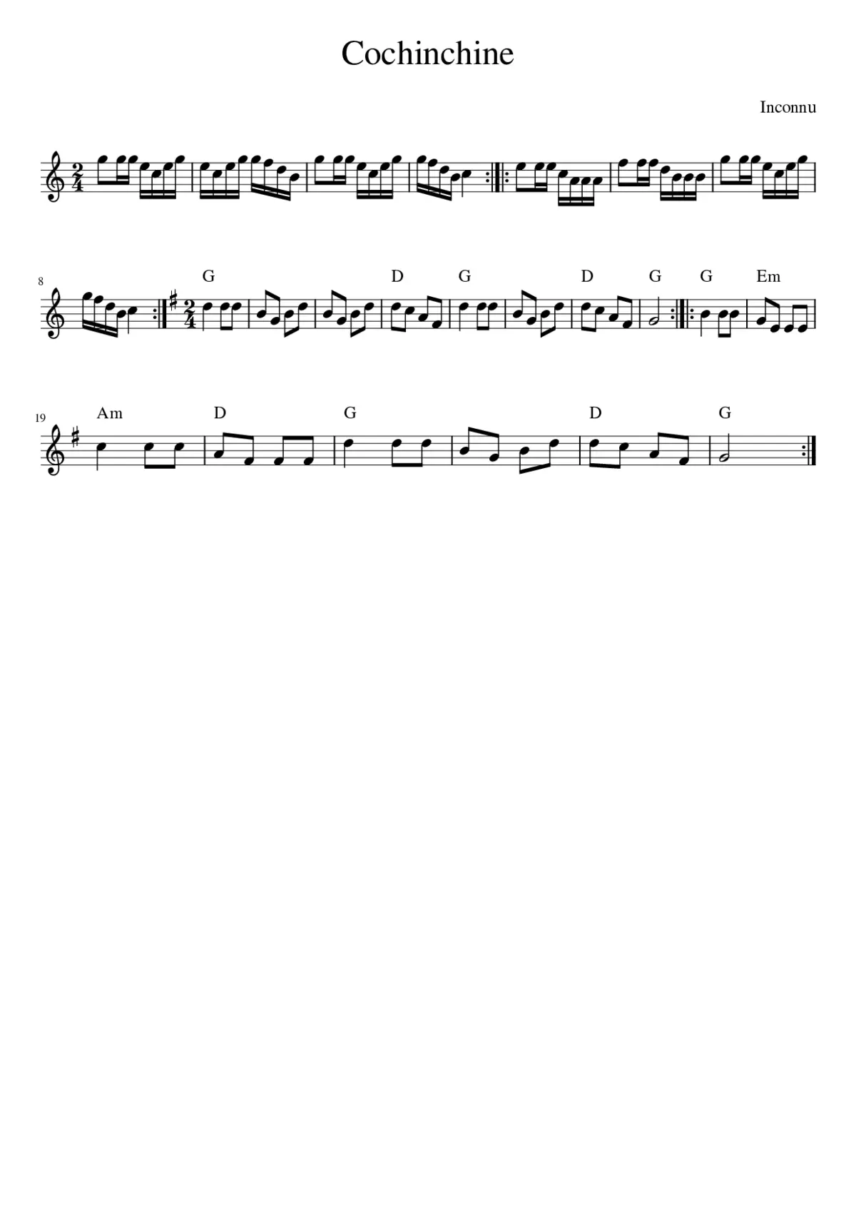 Cochinchine - Page 1