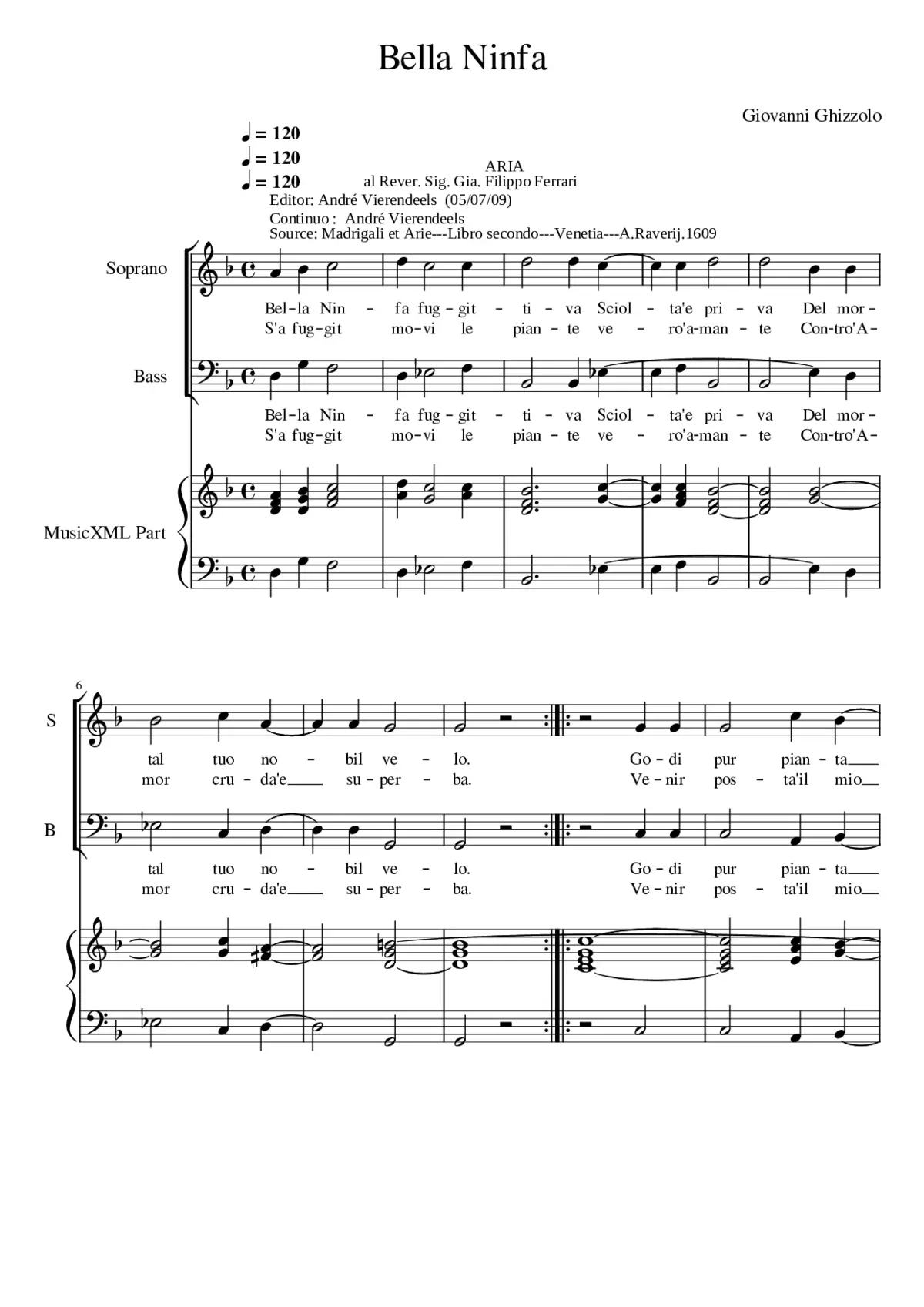 Bella ninfa - Page 1