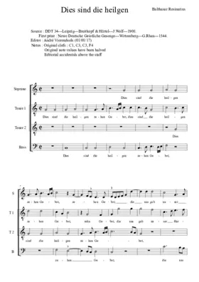 Dies sind die heil'gen zehn Gebot