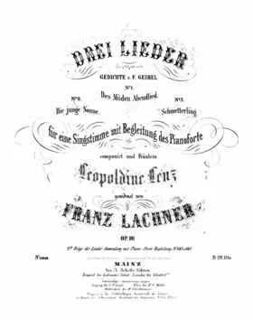 3 Lieder, Op.101