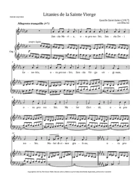 Litanies de la Sainte Vierge