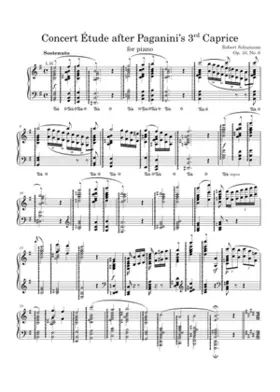 6 Concert Etudes after Paganini Caprices Op.10