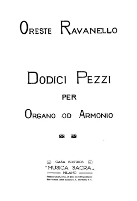 Dodici Pezzi per organo od armonio