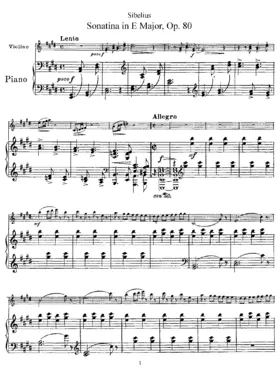 Sonatina for Violin and Piano