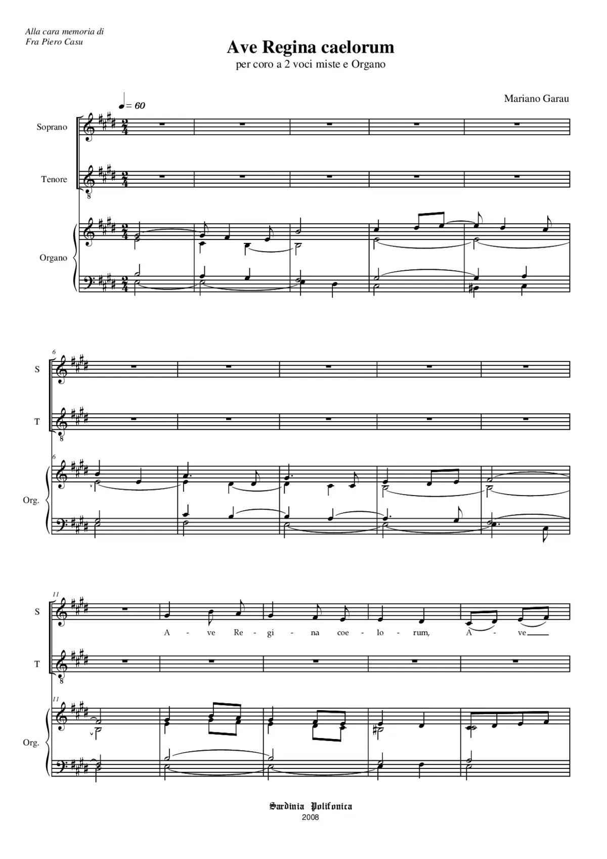 Ave Regina caelorum - Page 1