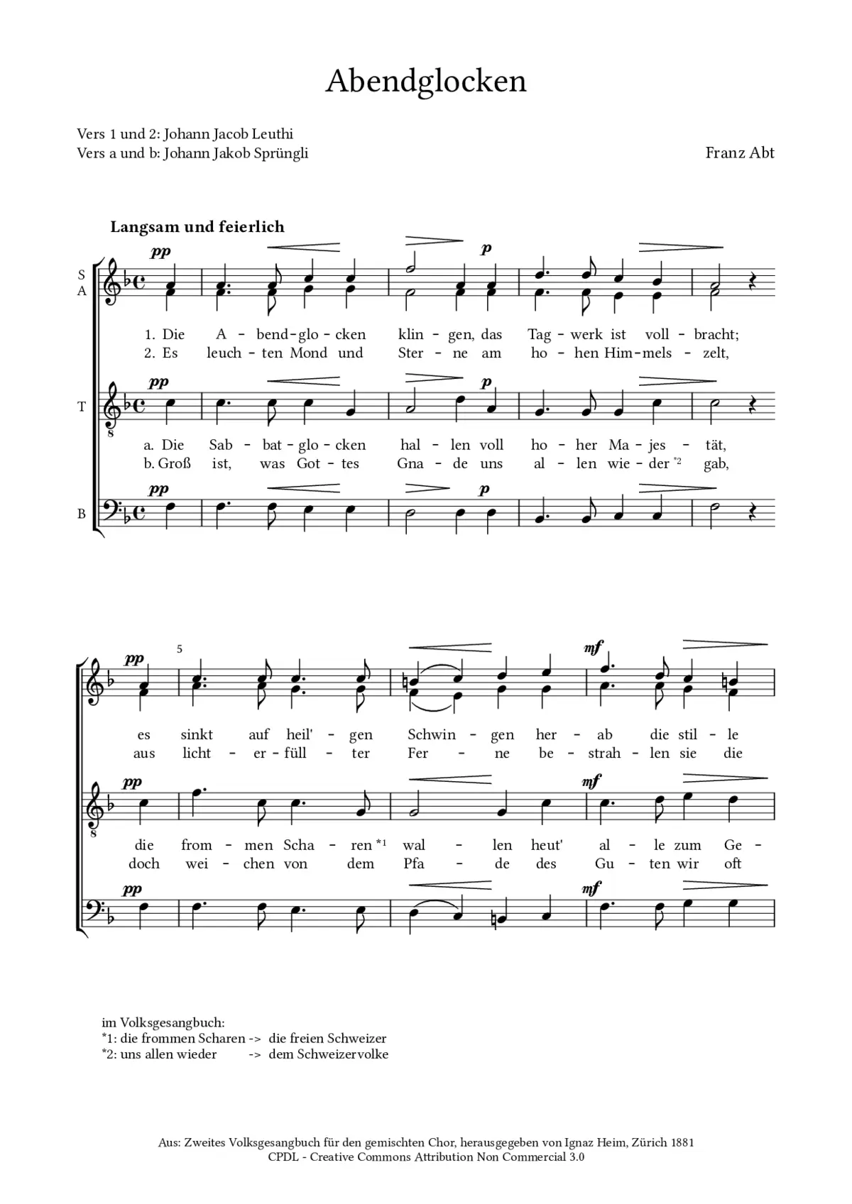 Abendglocken - Page 1
