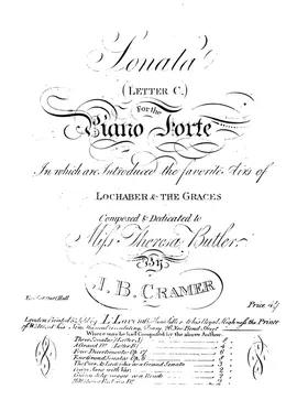 Piano Sonata, Letter C