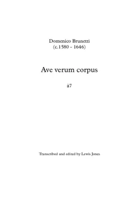 Ave verum corpus