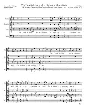 The Lord is king, and is clothed with majesty