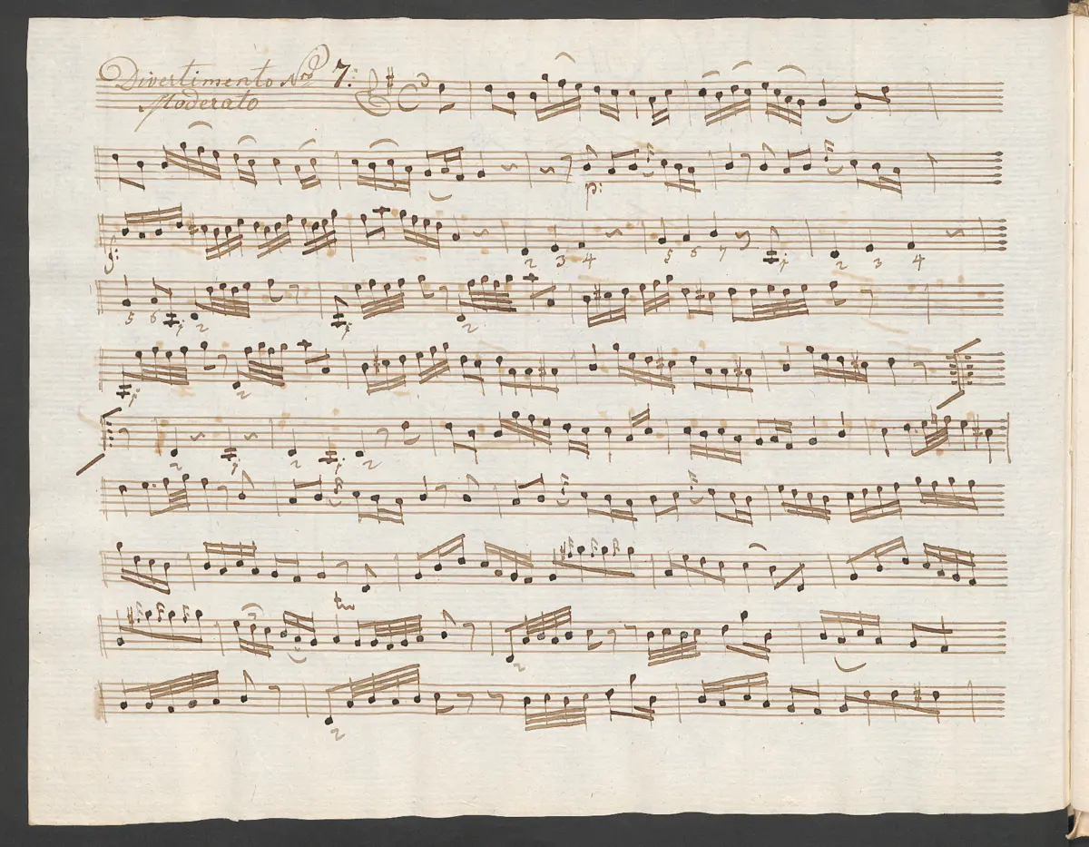 Baryton Trio in G major - Page 1