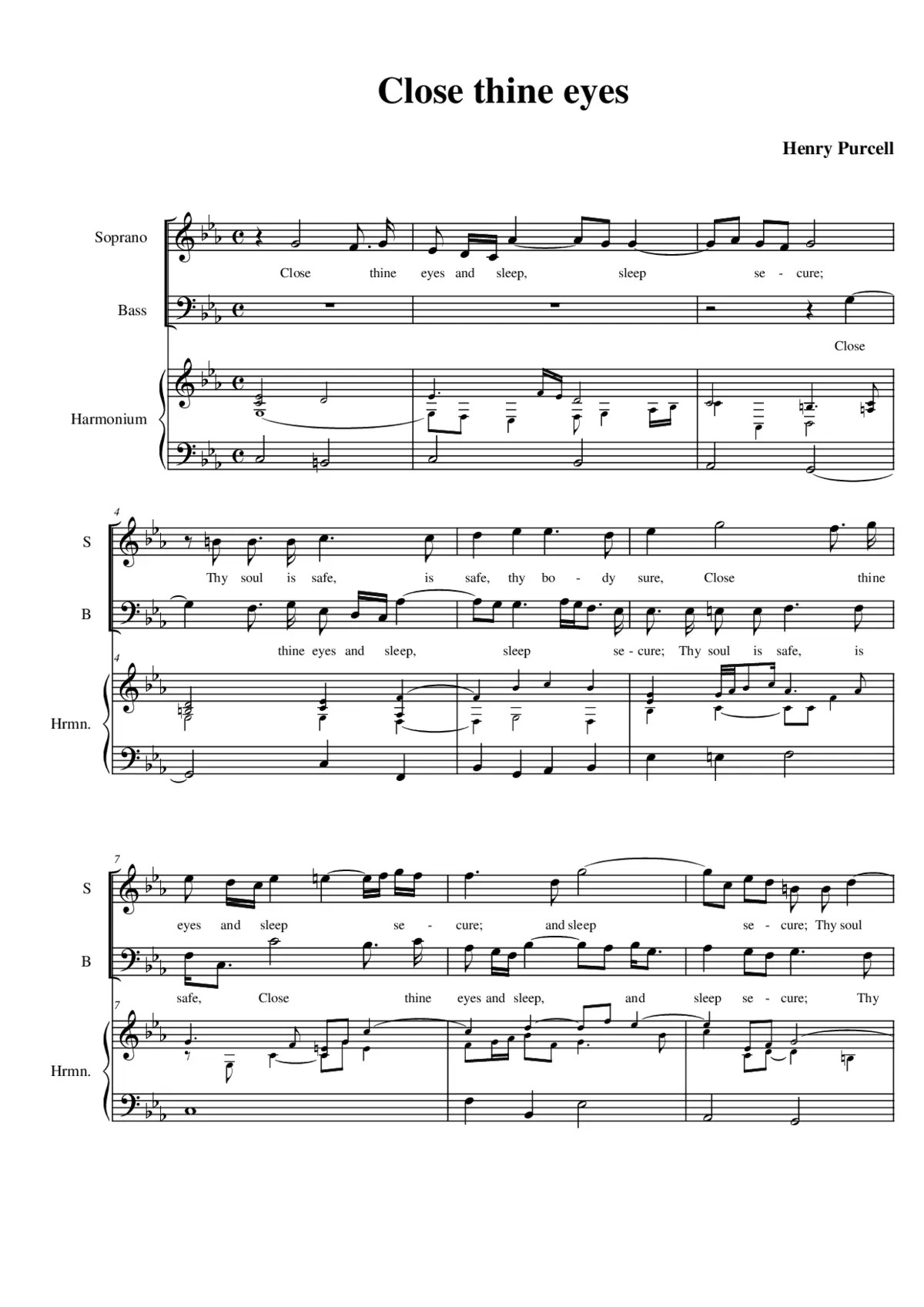 Close thine eyes and sleep secure - Page 1