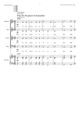 Pray for the peace of Jerusalem