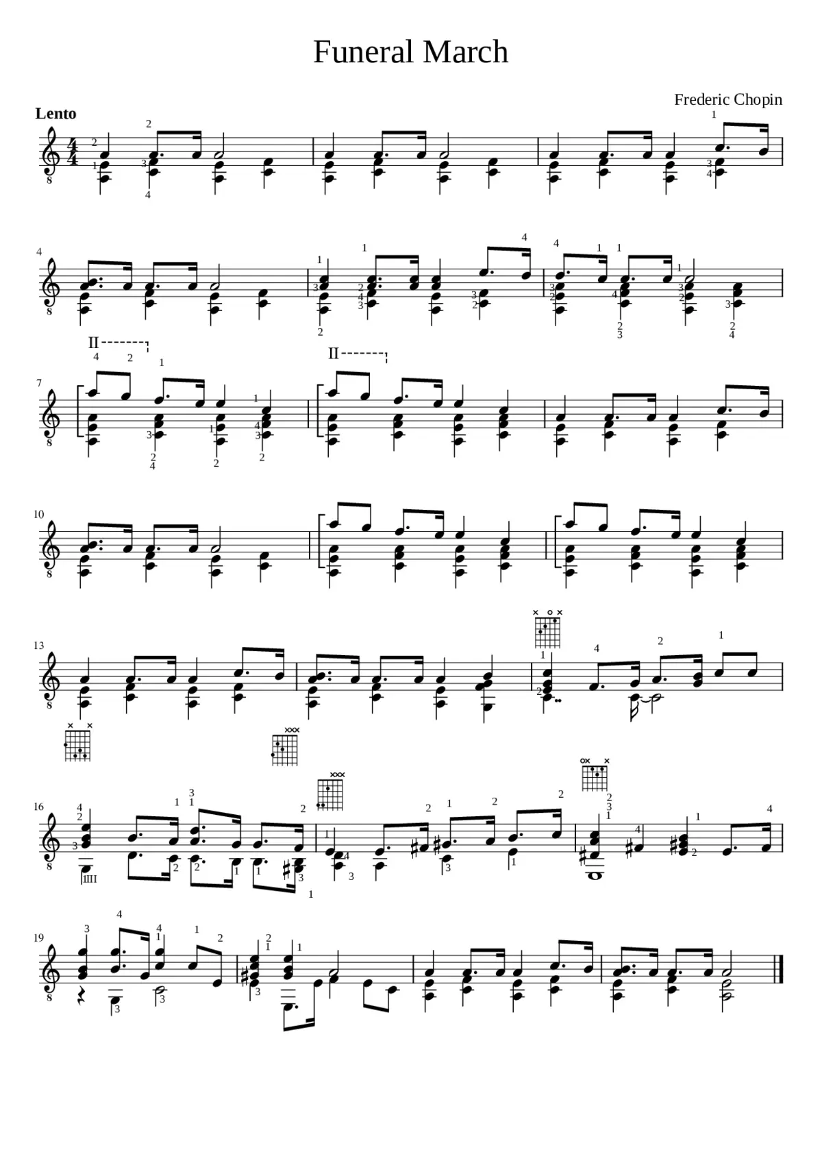 Marche funèbre Op.72 No.2 - Page 1