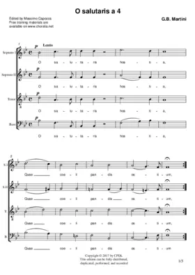 O salutaris a 4